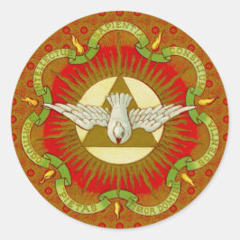 Adesivo Redondo Presentes do Espírito Santo (BK 026) (Estilo 1)