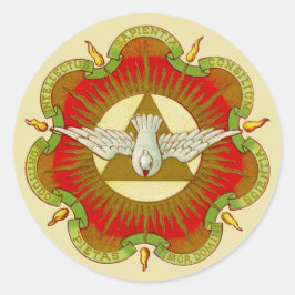 Adesivo Redondo Presentes do Espírito Santo (BK 026) (Estilo 2b)