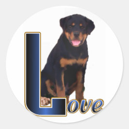 Adesivo Redondo Presentes do Rottweiler