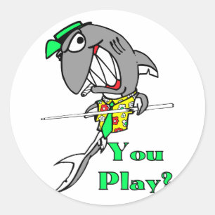 Adesivo Redondo Presentes do tiro da piscina dos amantes dos