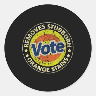Adesivo Redondo Presentes Engraçados Detergentes De Voto