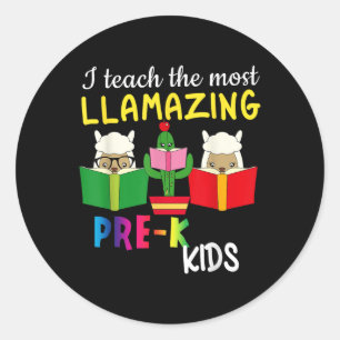 Adesivo Redondo Presentes engraçados para professores de lama na v