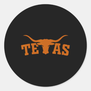 Adesivo Redondo Presentes Homens Esportes Estudantes Estado Texas