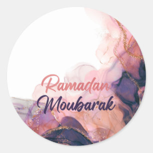 Adesivo Redondo Presentes islâmicos de Ramadan mubarak