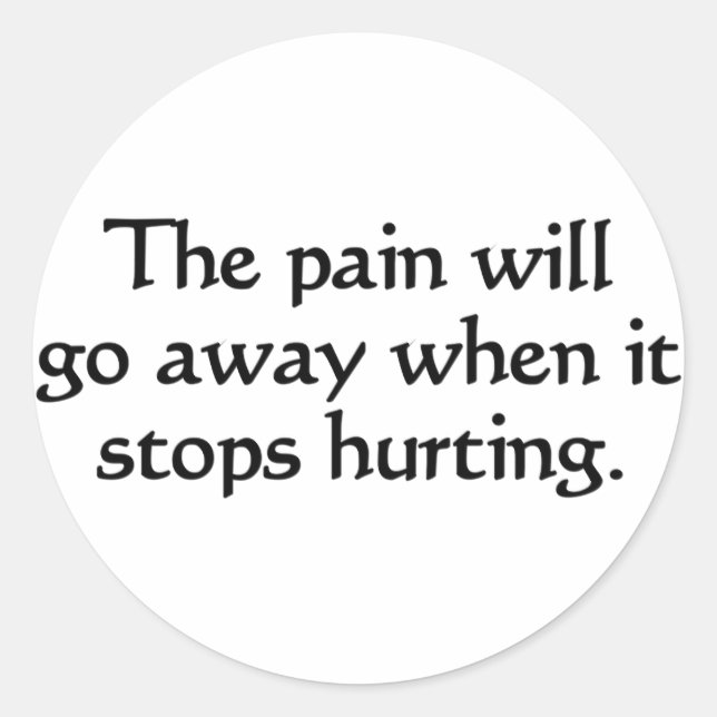 Adesivo Redondo Presentes para Enfermeiros e Doentes (Frente)