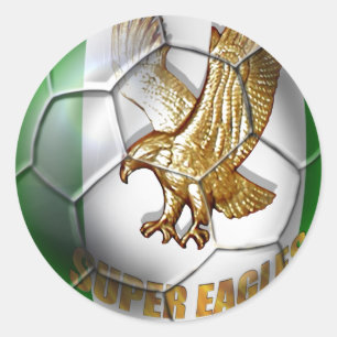 Adesivo Redondo Presentes super dos fan de futebol do logotipo de