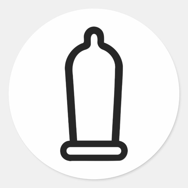 Adesivo Redondo preservativo (Frente)