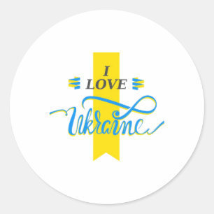 Adesivo Redondo Presidente da Ucrânia Volodymyr Zelensky Sticker1