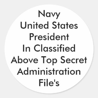 Adesivo Redondo Presidente dos Estados Unidos