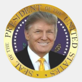 ADESIVO REDONDO PRESIDENTE TRUMP