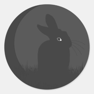 ADESIVO REDONDO PRETO