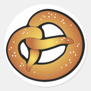 Adesivo Redondo pretzel bávaro