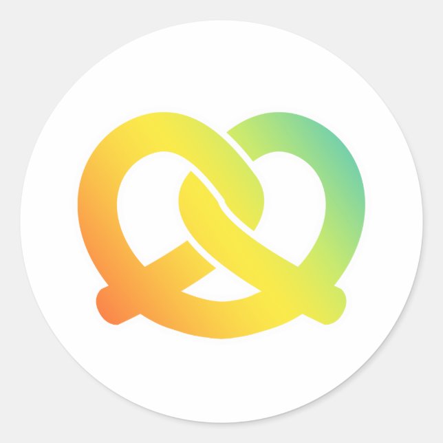 Adesivo Redondo pretzel macio (Frente)