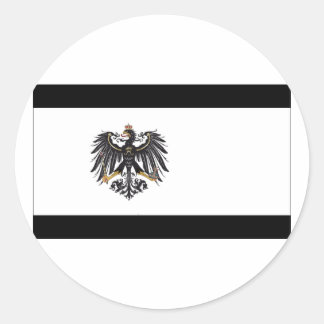 Adesivo Redondo Preussen (1892-1918) Bandeira da Prússia