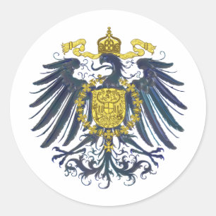 Adesivo Redondo Preussian metálico Eagle