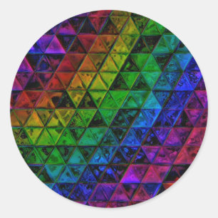 Adesivo Redondo Pride Glass