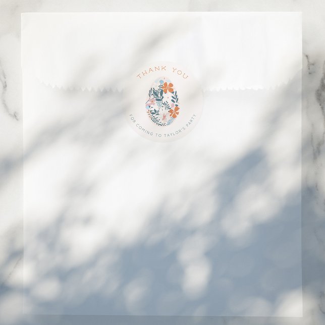 Adesivo Redondo Primavera Bonito Blooms Bliss bebê Páscoa bebê (Criador carregado)