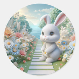 Adesivo Redondo Primavera colorida Moderna