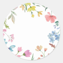 Primavera Florals Envelope Stickers