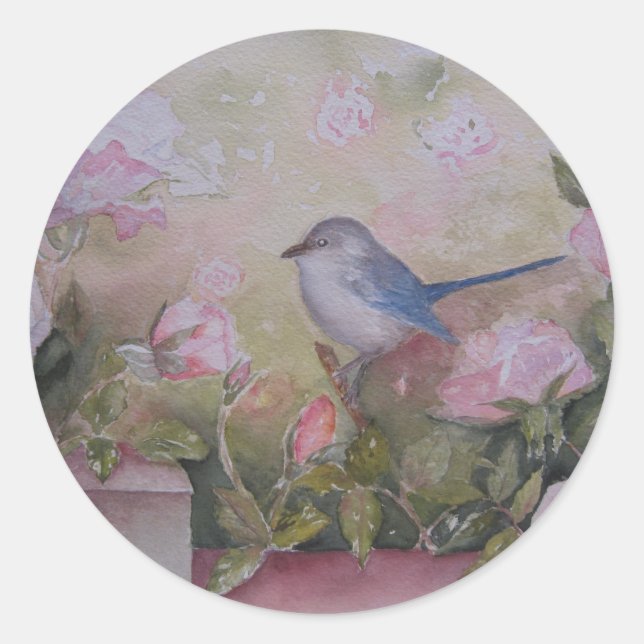 Adesivo Redondo Primavera Garden Sticker (Frente)