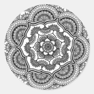 Adesivo Redondo Primavera Lotus