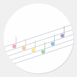 Adesivo Redondo Primavera Melody (Linear)