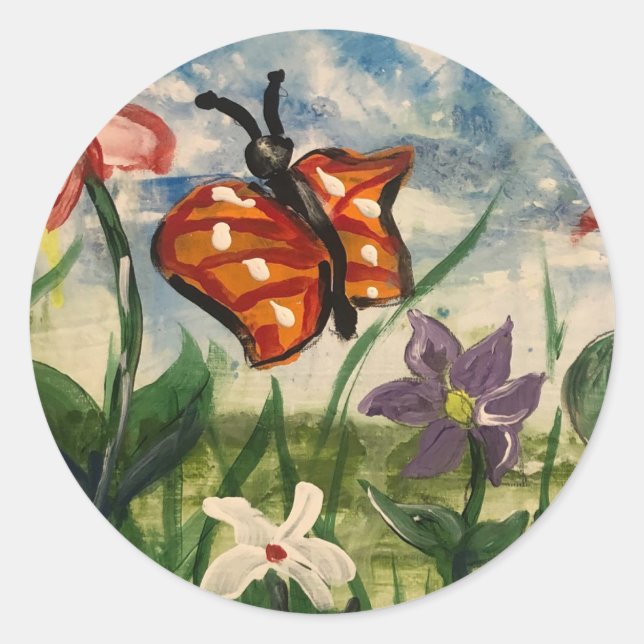 Adesivo Redondo Primavera Series Stickers DAYCARS KIDS (Frente)