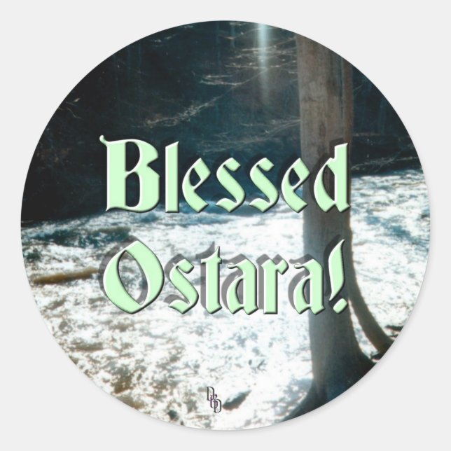 Adesivo Redondo Primavera Thaw (Frente)