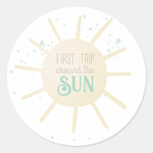 Primeira Viagem Em Torno Do Sol Primeiro Aniversár