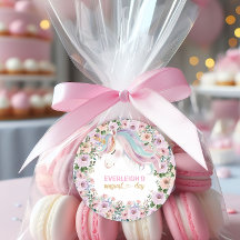 Primeiro aniversario de Flor Cor-de-Rosa Mágica do