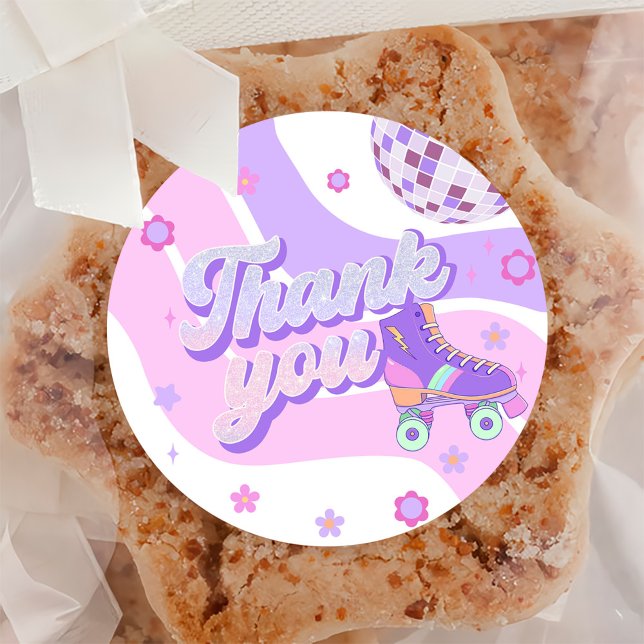 Adesivo Redondo Primeiro aniversario do Skate do cilindro de Disco (Criador carregado)