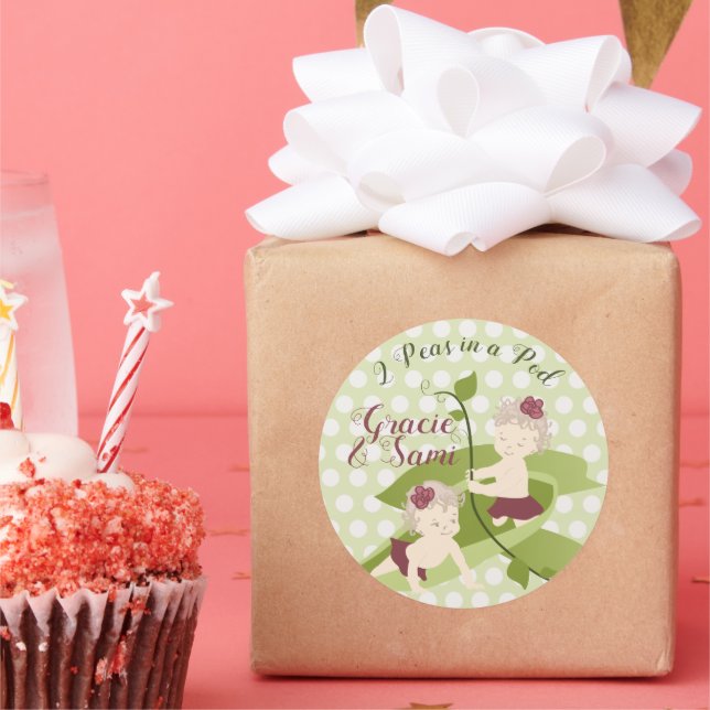 Adesivo Redondo primeiro aniversario ou Chá de fraldas (Festa)