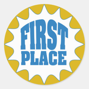 Adesivo Redondo Primeiro Prêmio
