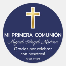 Adesivo Redondo Primera Community Gifts and Favors First Communes