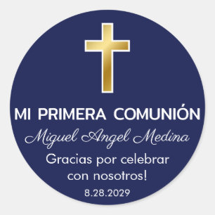Adesivo Redondo Primera Community Gifts and Favors First Communes