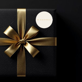 Adesivo Redondo PRINCE OF PEACE Cream Christmas Sticker #2