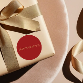 Adesivo Redondo Prince of Peace Red 