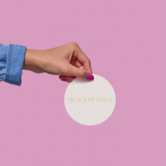 Adesivo Redondo Prince of Peace Sticker #2