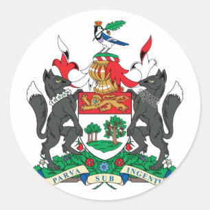 Adesivo Redondo princeedward, Canadá