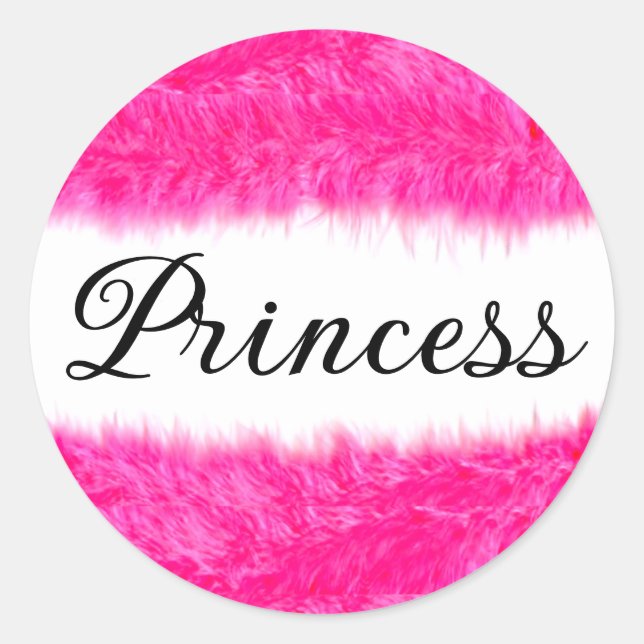 Adesivo Redondo Princesa (Frente)