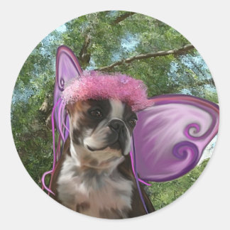 Adesivo Redondo Princesa de fadas Amby