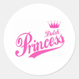 Adesivo Redondo Princesa holandesa