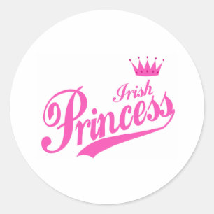 Adesivo Redondo Princesa irlandesa