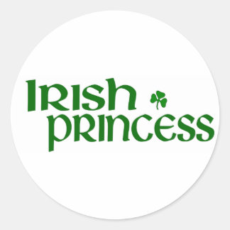Adesivo Redondo Princesa irlandesa