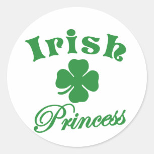 Adesivo Redondo Princesa irlandesa