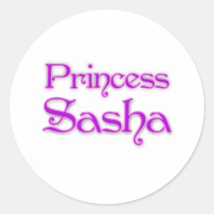Adesivo Redondo Princesa Sasha