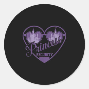Adesivo Redondo Princesa Security Protection Castle Men &
