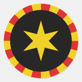 Adesivo Redondo Principado do Crachá Vindheim Populace