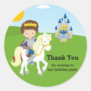 Adesivo Redondo Príncipe encantamento
