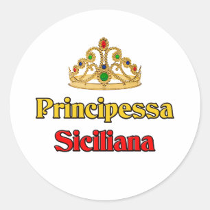 Adesivo Redondo Principessa Siciliana…